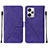 Coque Portefeuille Livre Cuir Etui Clapet YB2 pour Xiaomi Redmi Note 12 Explorer Violet