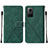 Coque Portefeuille Livre Cuir Etui Clapet YB2 pour Xiaomi Redmi Note 12S Vert