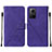 Coque Portefeuille Livre Cuir Etui Clapet YB2 pour Xiaomi Redmi Note 12S Violet