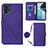 Coque Portefeuille Livre Cuir Etui Clapet YB3 pour Motorola Moto G72 Violet