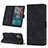 Coque Portefeuille Livre Cuir Etui Clapet YB3 pour Nokia C12 Petit