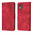 Coque Portefeuille Livre Cuir Etui Clapet YB3 pour Nokia C12 Plus Rouge