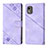 Coque Portefeuille Livre Cuir Etui Clapet YB3 pour Nokia C12 Plus Violet