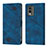 Coque Portefeuille Livre Cuir Etui Clapet YB3 pour Nokia C210 Bleu