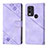 Coque Portefeuille Livre Cuir Etui Clapet YB3 pour Nokia C22 Violet