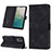 Coque Portefeuille Livre Cuir Etui Clapet YB3 pour Nokia C32 Petit