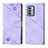 Coque Portefeuille Livre Cuir Etui Clapet YB3 pour Nokia G22 Violet