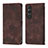 Coque Portefeuille Livre Cuir Etui Clapet YB3 pour Sony Xperia 1 V Marron