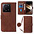 Coque Portefeuille Livre Cuir Etui Clapet YB3 pour Xiaomi Mi 13T 5G Marron