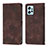 Coque Portefeuille Livre Cuir Etui Clapet YB3 pour Xiaomi Redmi Note 12 4G Marron