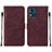 Coque Portefeuille Livre Cuir Etui Clapet YB4 pour Motorola Moto E13 Petit