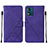 Coque Portefeuille Livre Cuir Etui Clapet YB4 pour Motorola Moto E13 Violet