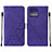 Coque Portefeuille Livre Cuir Etui Clapet YB4 pour Motorola Moto Edge 40 Pro 5G Violet