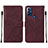 Coque Portefeuille Livre Cuir Etui Clapet YB4 pour Motorola Moto G Play Gen 2 Petit