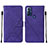 Coque Portefeuille Livre Cuir Etui Clapet YB4 pour Motorola Moto G Play Gen 2 Violet