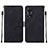 Coque Portefeuille Livre Cuir Etui Clapet YB4 pour Oppo A78 5G Noir