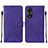 Coque Portefeuille Livre Cuir Etui Clapet YB4 pour Oppo A78 5G Violet