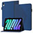 Coque Portefeuille Livre Cuir Etui Clapet YX1 pour Apple iPad Mini 6 Bleu