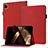 Coque Portefeuille Livre Cuir Etui Clapet YX1 pour Apple iPad Pro 11 (2022) Rouge