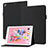 Coque Portefeuille Livre Cuir Etui Clapet YX1 pour Apple New iPad 9.7 (2018) Noir