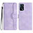 Coque Portefeuille Livre Cuir Etui Clapet YX1 pour Oppo A16 Violet