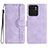 Coque Portefeuille Livre Cuir Etui Clapet YX2 pour Motorola Moto Edge (2023) 5G Violet