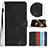 Coque Portefeuille Livre Cuir Etui Clapet YX2 pour Motorola Moto Edge 40 5G Petit