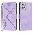 Coque Portefeuille Livre Cuir Etui Clapet YX2 pour Motorola Moto G Power 5G (2023) Violet