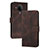 Coque Portefeuille Livre Cuir Etui Clapet YX2 pour Nokia C300 Marron