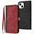 Coque Portefeuille Livre Cuir Etui Clapet YX3 pour Apple iPhone 13 Petit