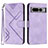 Coque Portefeuille Livre Cuir Etui Clapet YX3 pour Google Pixel 7 Pro 5G Violet