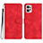 Coque Portefeuille Livre Cuir Etui Clapet YX3 pour Motorola Moto G Power 5G (2023) Rouge