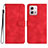 Coque Portefeuille Livre Cuir Etui Clapet YX3 pour Motorola Moto G Stylus (2023) 4G Rouge