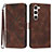 Coque Portefeuille Livre Cuir Etui Clapet YX3 pour Samsung Galaxy S22 5G Petit