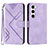 Coque Portefeuille Livre Cuir Etui Clapet YX3 pour Samsung Galaxy S22 5G Violet