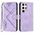 Coque Portefeuille Livre Cuir Etui Clapet YX3 pour Samsung Galaxy S22 Ultra 5G Violet