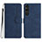 Coque Portefeuille Livre Cuir Etui Clapet YX3 pour Sony Xperia 1 V Bleu