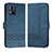 Coque Portefeuille Livre Cuir Etui Clapet YX4 pour Motorola Moto E13 Bleu