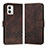 Coque Portefeuille Livre Cuir Etui Clapet YX4 pour Motorola Moto G 5G (2023) Marron