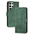 Coque Portefeuille Livre Cuir Etui Clapet YX4 pour Samsung Galaxy S24 Ultra 5G Vert