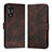 Coque Portefeuille Livre Cuir Etui Clapet YX5 pour Oppo A18 Marron