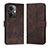 Coque Portefeuille Livre Cuir Etui Clapet YX5 pour Oppo K11 5G Marron