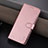 Coque Portefeuille Livre Cuir Etui Clapet YZ1 pour Huawei Honor 80 5G Or Rose