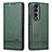 Coque Portefeuille Livre Cuir Etui Clapet YZ1 pour Huawei Honor 90 Pro 5G Vert