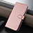 Coque Portefeuille Livre Cuir Etui Clapet YZ3 pour Huawei Nova Y91 Or Rose