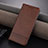 Coque Portefeuille Livre Cuir Etui Clapet YZ5 pour Huawei Mate 60 Pro Marron