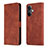 Coque Portefeuille Livre Cuir Etui Clapet YZ5 pour OnePlus Nord CE 3 5G Marron