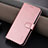 Coque Portefeuille Livre Cuir Etui Clapet YZ6 pour Oppo A78 4G Or Rose