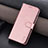 Coque Portefeuille Livre Cuir Etui Clapet YZ6 pour Oppo Reno9 Pro 5G Or Rose