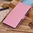 Coque Portefeuille Livre Cuir Etui Clapet Z01 pour Apple iPhone 14 Pro Max Rose